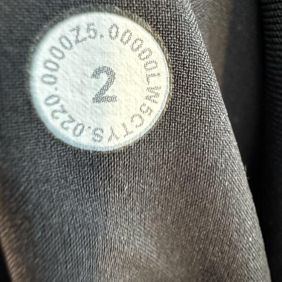 Lululemon Womens Essential High Rise Trouser Pant Size 2 Black Pleated Active - Picture 5 of 13